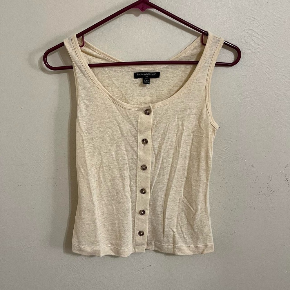 Banana Republic Linen Tank